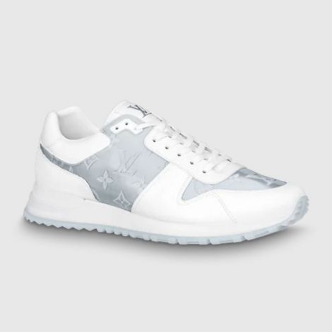 Louis Vuitton Ayakkabı Run Away Gri - Louis Vuitton Ayakkabi 22 Run Away Sneaker Erkek White Beyaz Gri