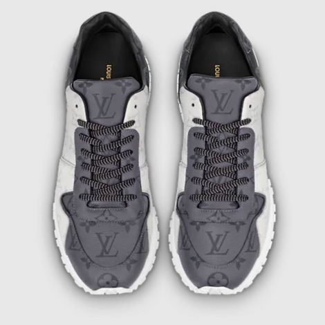 Louis Vuitton Ayakkabı Run Away Siyah - Louis Vuitton Ayakkabi 22 Run Away Sneaker Erkek Xl Logo Beyaz Siyah