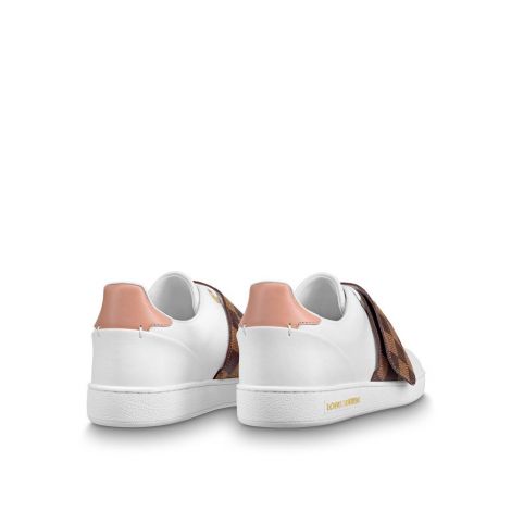 Louis Vuitton Ayakkabı Frontrow Stripe Beyaz - Louis Vuitton Ayakkabi Lv Frontrow Sneaker Serit Beyaz