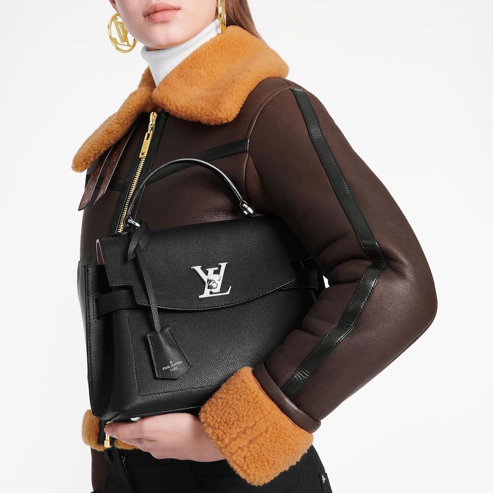 Louis Vuitton Çanta Lockme Siyah Kadın