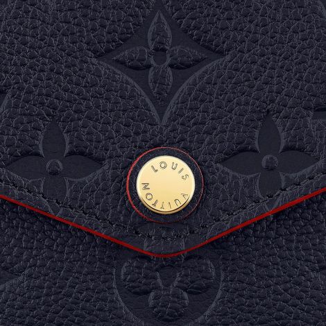 Louis Vuitton Çanta Felicie Pochette Monogram Lacivert - Louis Vuitton Canta Felicie Pochette Monogram Empreinte Kirmizi Lacivert