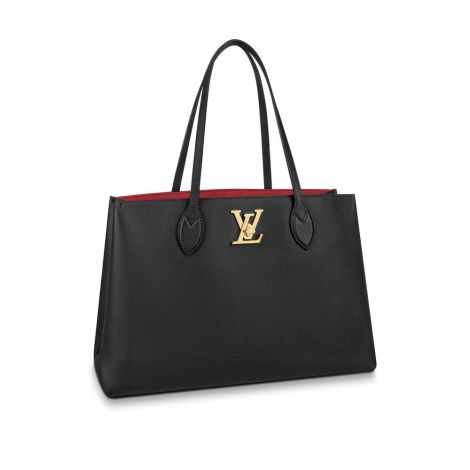 Louis Vuitton Çanta Lockme Siyah - Louis Vuitton Canta Lockme Shopper Bag Siyah