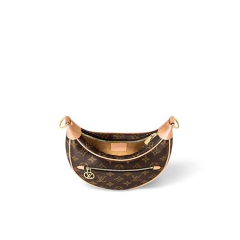 Louis Vuitton Çanta Loop Monogram Kahverengi - Louis Vuitton Canta Loop Monogram Handbags Pembe Kahverengi