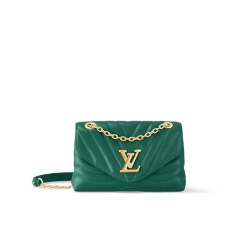 Louis Vuitton Çanta New Wave H24 Yeşil - Louis Vuitton Canta Lv New Wave Chain Bag H24 Handbags Emerald Green Yesil