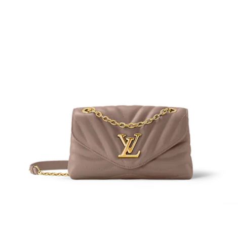 Louis Vuitton Çanta New Wave Bej - Louis Vuitton Canta Lv New Wave Chain Bag H24 Handbags Taupe Bej