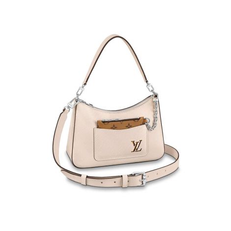 Louis Vuitton Çanta Marelle Pembe - Louis Vuitton Canta Marelle Bag Epi Quartz Pembe