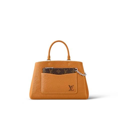 Louis Vuitton Çanta Marelle Tote Mm Sarı - Louis Vuitton Canta Marelle Tote Mm Epi Leather Handbags Gold Honey Sari