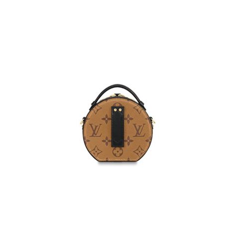 Louis Vuitton Çanta Mini Boite Chapeau Sarı - Louis Vuitton Canta Mini Boite Chapeau Monogram Reverse Small Leather Goods Sari