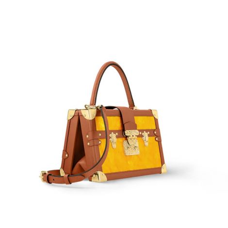 Louis Vuitton Çanta Petite Malle V H27 Sarı - Louis Vuitton Canta Petite Malle V H27 Handbags Sari