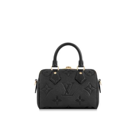Louis Vuitton Çanta Speedy Bandouliere 20 Siyah - Louis Vuitton Canta Speedy Bandouliere 20 Monogram Empreinte Leather Handbags Siyah