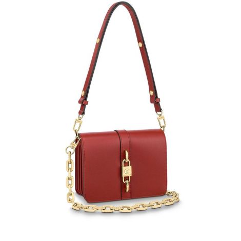 Louis Vuitton Çanta Rendez Kırmızı - Lv Canta 2021 Kadin Rendez Vous Bag Calfskin Leather Tomette Kirmizi