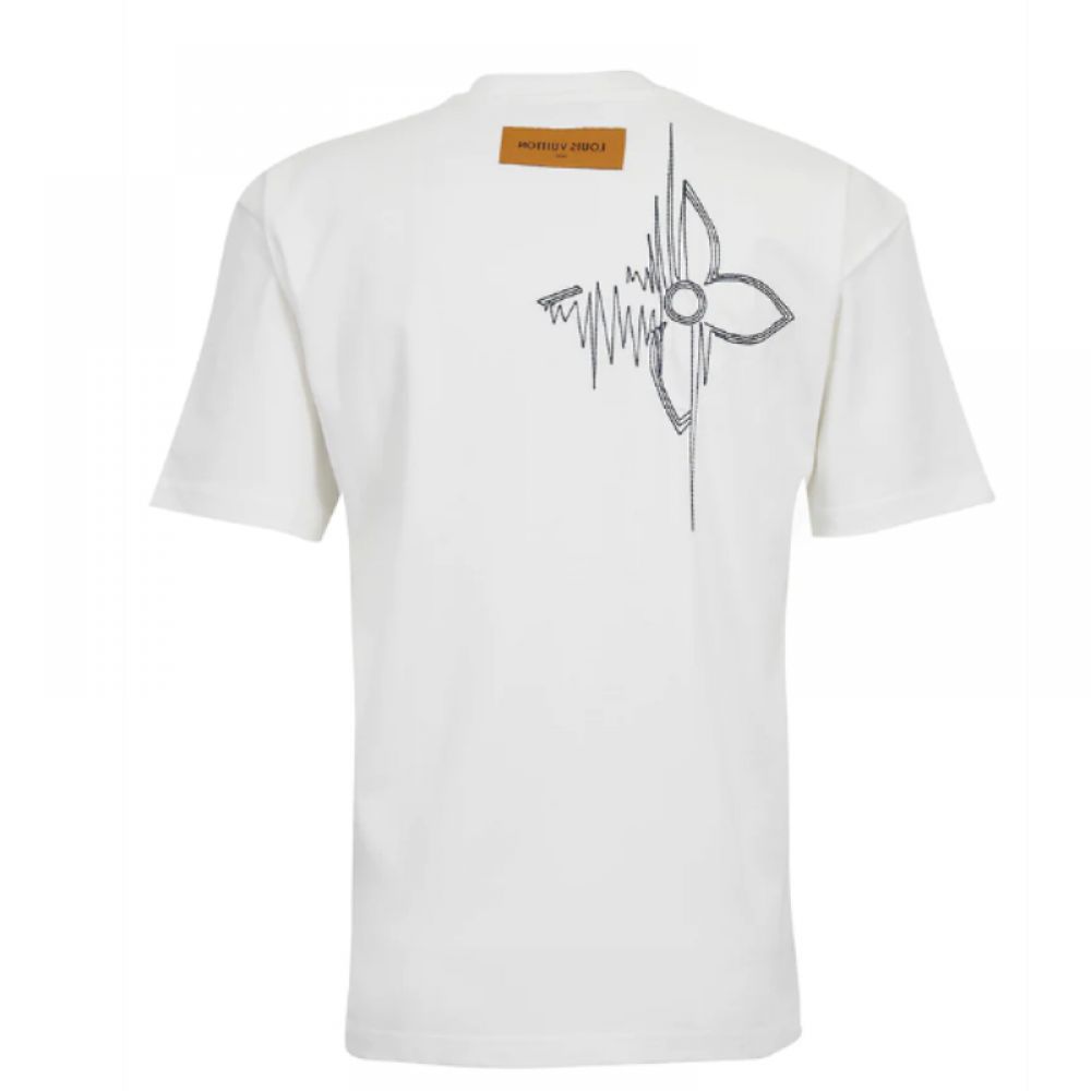 Louis Vuitton LV Frequency Tişört Beyaz Erkek