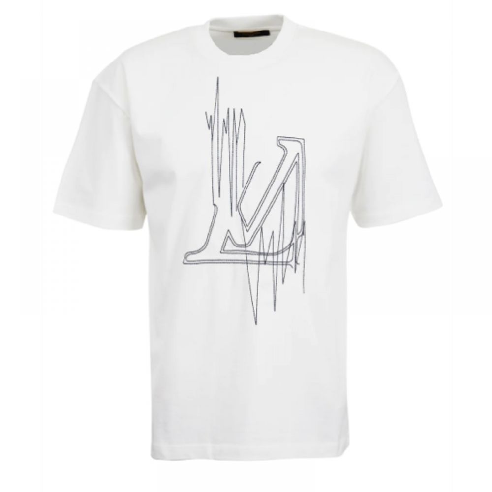 Louis Vuitton LV Frequency Tişört Beyaz Erkek