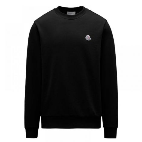 Moncler Sweatshirt Logo Siyah - Moncler Logo Sweatshirt Moncler Erkek Sweatshirt Moncler Sweatshirt Siyah