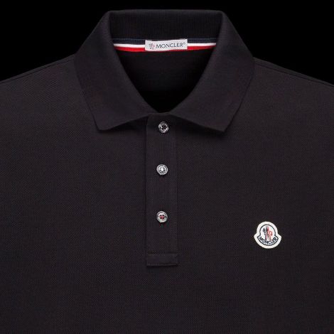Moncler Sweatshirt Polo Siyah - Moncler Polo T Shirt Sweatshirts Kazak Siyah Black