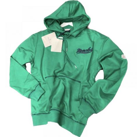 Moncler Sweatshirt Yeşil - Moncler Sweatshirt Moncler Kapusonlu Erkek Sweatshirt 11591 Yesil