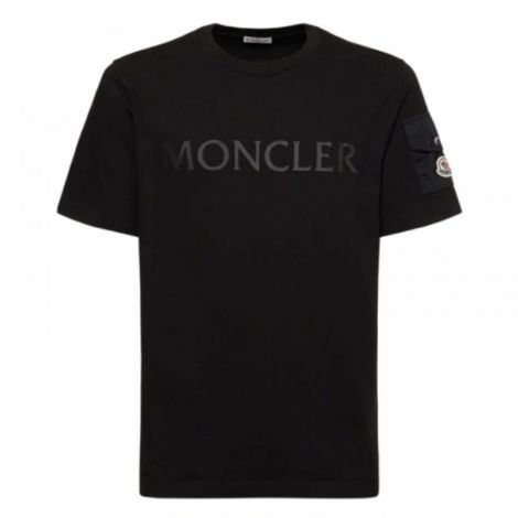 Moncler Tişört Pocket Siyah - Moncler Erkek Tisort Moncler T Shirt Moncler Men T Shirt Moncler Tisort Moncler Jersey Pocket Siyah