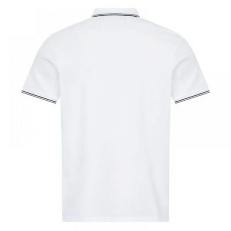 Moncler Tişört Polo Beyaz - Moncler Polo Tişört Erkek Beyaz