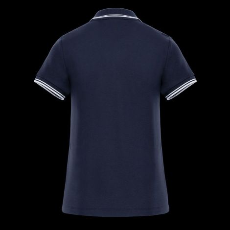 Moncler Tişört Polo Lacivert - Moncler Tisort Kadin T Shirt Polo Lacivert