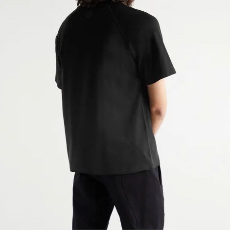 Moncler Tişört Logo Siyah - Moncler Tisort Logo Detail T Shirt Black Siyah