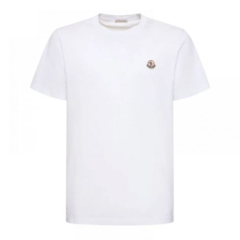 Moncler Tişört Set Of 3 Logo Cotton Jersey Beyaz - Moncler Tisort Moncler Erkek Tisort Set Of 3 Logo Cotton Jersey Tshirt Moncler Logo Beyaz Tisort Beyaz