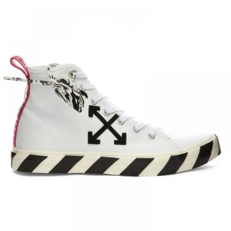 Off-White Ayakkabı Mid-Top Sneaker Beyaz - Off White Mid Top Sneaker Off White Erkek Ayakkabi Off White Ayakkabi Beyaz