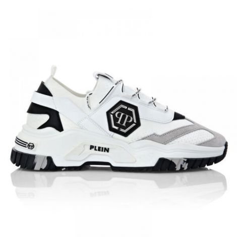 Philipp Plein Ayakkabı Predator Beyaz - Philipp Plein Trainer Sneakers Predator Philipp Plein Erkek Ayakkabi Philipp Plein Ayakkabi Beyaz