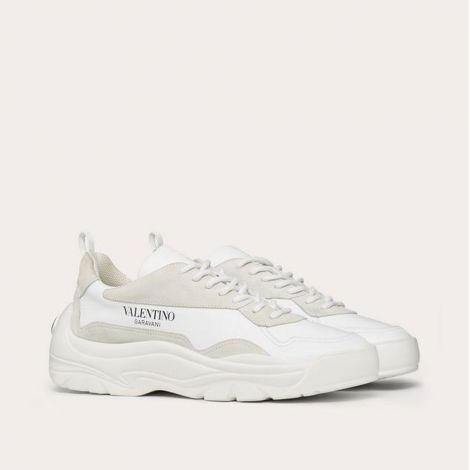 Valentino Ayakkabı Gumboy Beyaz - Valentino Ayakkabi Gumboy Calfskin Sneaker Beyaz