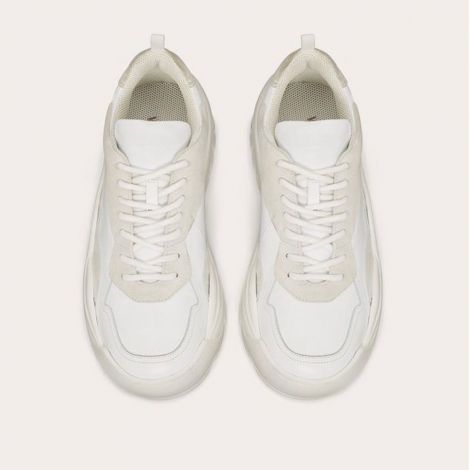 Valentino Ayakkabı Gumboy Beyaz - Valentino Ayakkabi Gumboy Calfskin Sneaker Beyaz Kadin