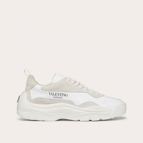 Valentino Ayakkabı Gumboy Beyaz - Valentino Ayakkabi Gumboy Calfskin Sneaker Beyaz