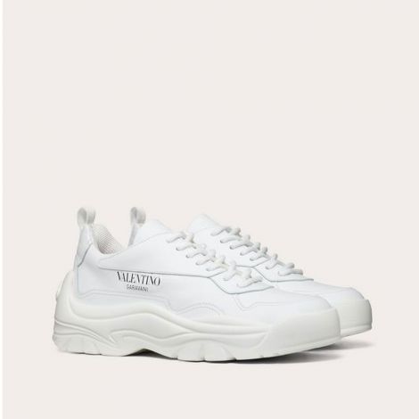 Valentino Ayakkabı Gumboy Beyaz - Valentino Ayakkabi Gumboy Sneaker In Calfskin Beyaz