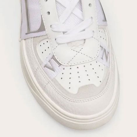 Valentino Ayakkabı VL7N BAND Beyaz - Valentino Ayakkabi Shoes Vl7n Sneaker In Banded Calfskin Leather Ice Beyaz