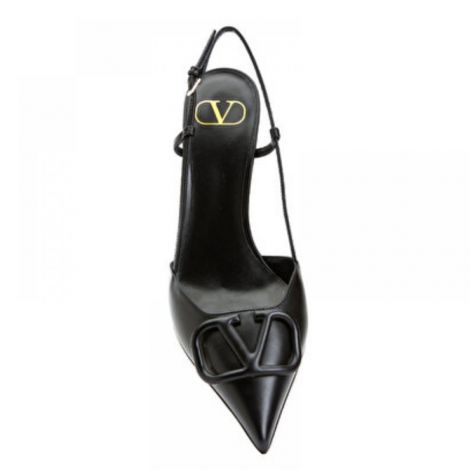 Valentino Ayakkabı Vlogo Topuklu Ayakkabı Siyah - Valentino Garavani Vlogo Women Shoes Valentino Garavani Kadin Topuklu Ayakkabi Valentino Garavani Ayakkabi Siyah